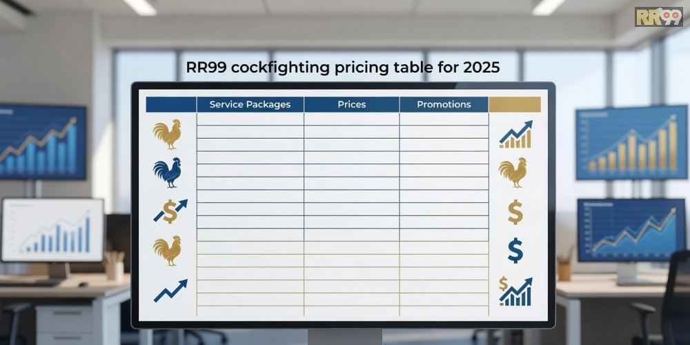 Bảng giá chi tiết các gói dịch vụ đá gà online rr99 cập nhật năm 2025 với mức ưu đãi hấp dẫn
