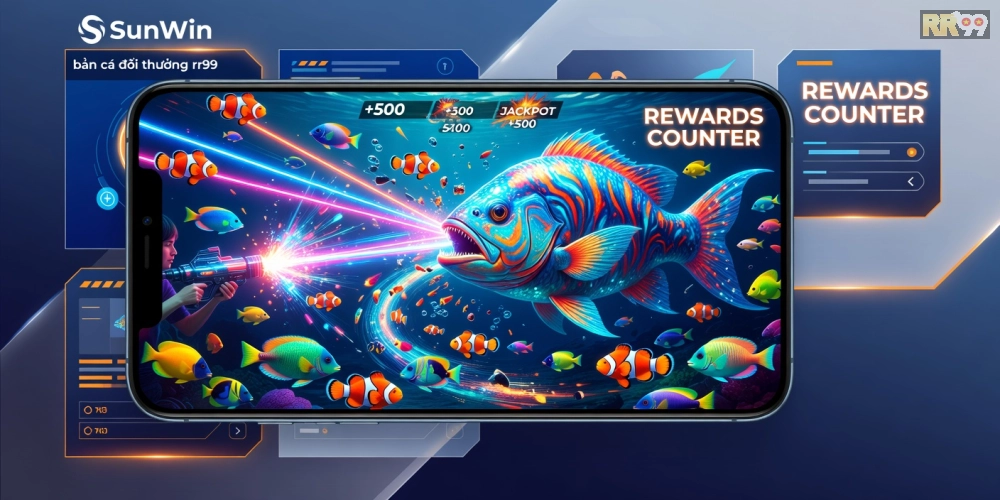 Giao diện chơi bắn cá đổi thưởng tại SunWin với hiệu ứng đặc biệt