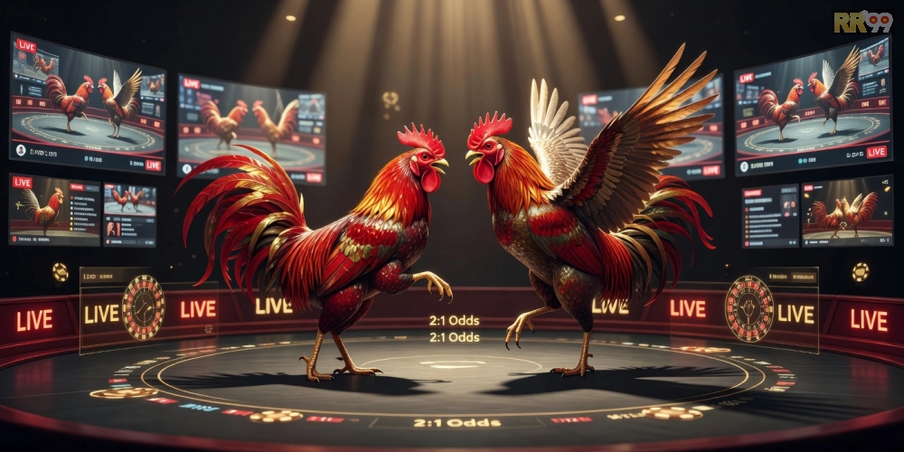 Hình minh họa khái niệm xem đá gà trực tiếp tại casino trực tuyến