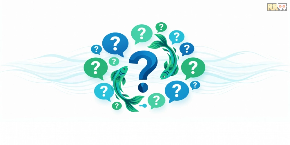 Câu hỏi thường gặp về game bắn cá RR99 với biểu tượng hỏi đáp minh họa