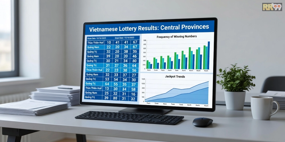 Minh họa kết quả xổ số miền Trung cập nhật realtime với giao diện hiện đại