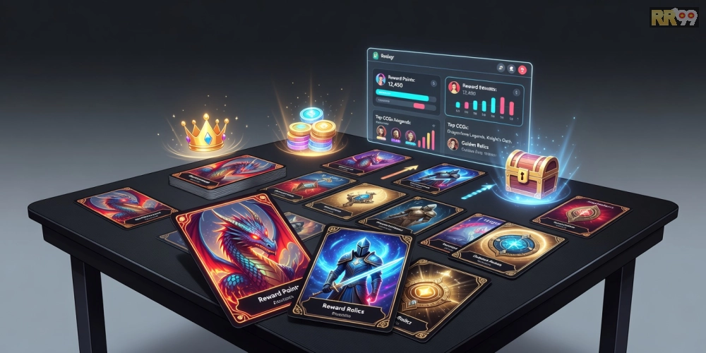 Caption tiếng Việt ngắn gọn 8–16 từ: Hình ảnh minh họa bộ sưu tập game bài đổi thưởng hấp dẫn trên nền tảng rr99