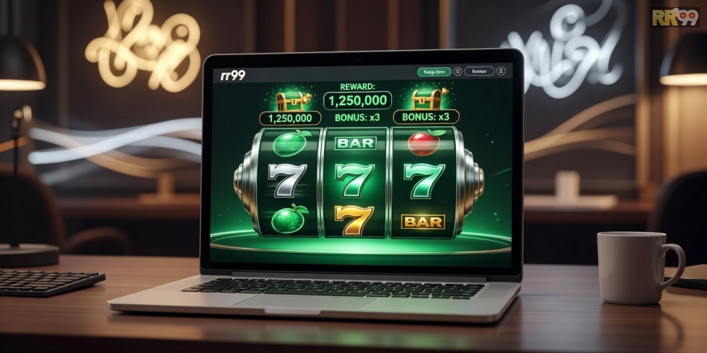 Giao diện trò chơi nổ hũ trên SunWin RR99 với jackpot hấp dẫn