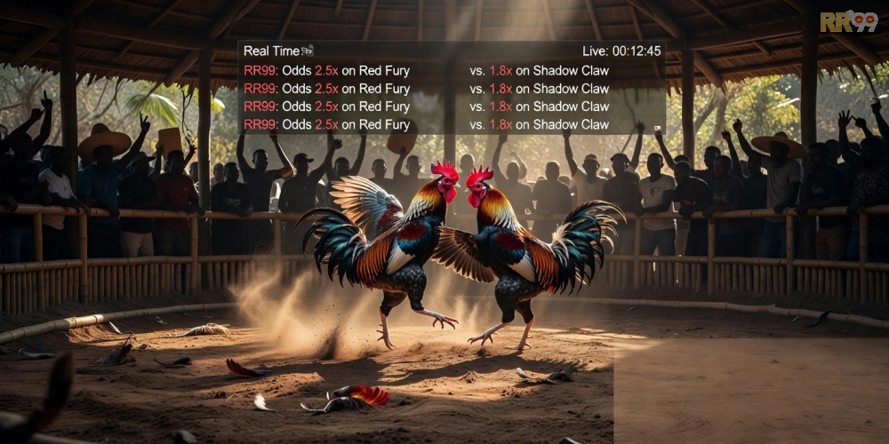 Trường gà Thomo qua livestream trên nền tảng rr99 với hình ảnh sắc nét