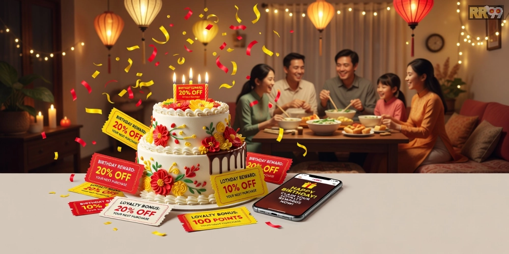 Ưu đãi sinh nhật đặc biệt từ chương trình tri ân rr99 hấp dẫn người dùng